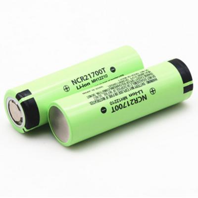 China 2021 Newest 3.7V 4800mAH Toys NCR 21700T Lithium Rechargeable Battery 4.8Ah 3.7V 30A High-drain Li-ion Battery for sale