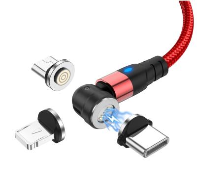 China Free Shipping Uutek 1m Magnetic MP3/MP4 Player Charging Cable With Led 3 In 1 Usb Cable Uc002 for sale