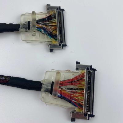 China Pi Pin Led Df 20 Kel Auto Hsd 51pin 30pin Hd Dn2800mt Laptop Hirose Df13 Computer LCD Lvds Flat Cables for sale