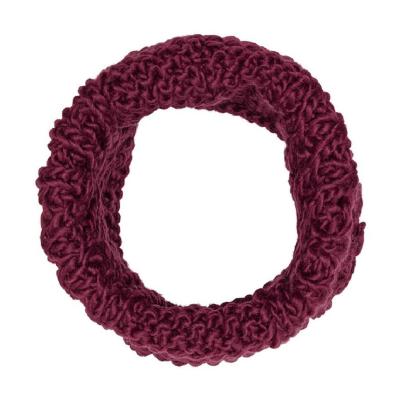 China New 100%ACRYLIC Soft Round Neck Design Scarf Handfeeling Winter Knitted Warm Scarves For Women for sale