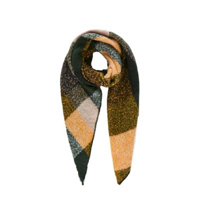 China Multi-colors and Nice Handfeeling with many use wholesale winter plus size soft Multi-colors warm woven screen scarf for women and men for sale