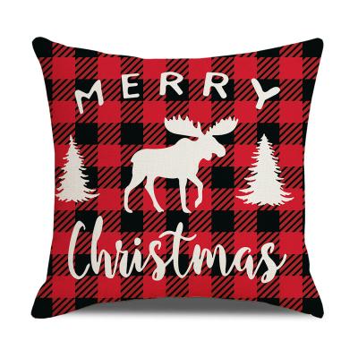 China New Christams Home Decoration Direct Sales Christmas Promotional Sofa Bed Comfort Pillowcase for sale