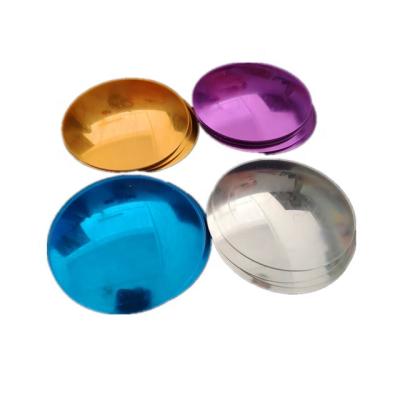 China Light Custom Color Plastic Convex Mirror Gold Red Blue Purple for sale