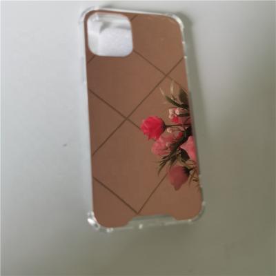 China Decorative Plastic Rose Gold PC Mirror For Phone Protector By CNC Cut And Cut By Factory for sale