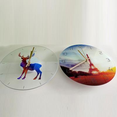 China 3D Cartoon Decorative Art Modern Design Acrylic Wall Clock For Sale for sale