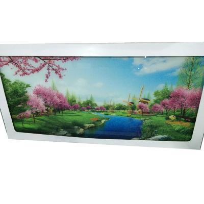 China DIY OEM ODM Canvas Paintings Modern Chinese UV Print Acrylic Landscape Paintings Oil Paintings For Living Room for sale