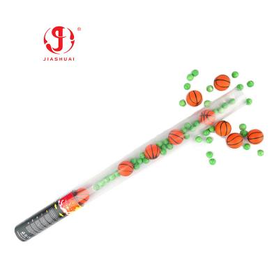 China Hot Selling Sports Party Decoration 2021 Non Basketball Fireworks Confetti Soft Cannon For Sports Decoration for sale