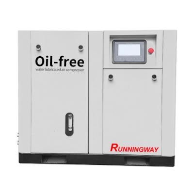 China Runningway Oil Free Oil Free Water Lubricated Screw Air Compressor RD7 for sale