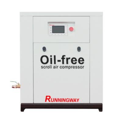 China Runningway Oil Free Roller Oil Free Dental Air Compressor for sale