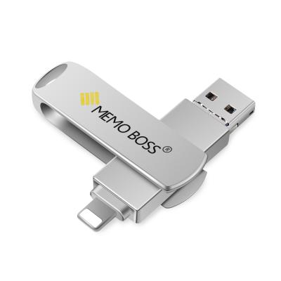 China Metal OTG Cable USB High Speed ​​32GB 64GB 128GB OTG 3 IN 1 OTG USB 3.0 Flash Drive For Android And PC for sale