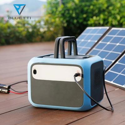 China Bluetti 300W/500Wh Wireless Charging Portable Solar Power Station For Travelers Powering for sale