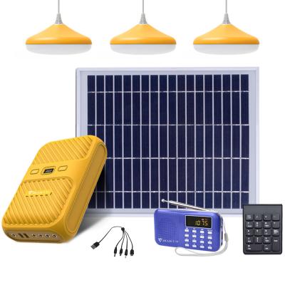 China Small Home Solar Kits Technology Pay As You Go Solar Home Lighting System for sale