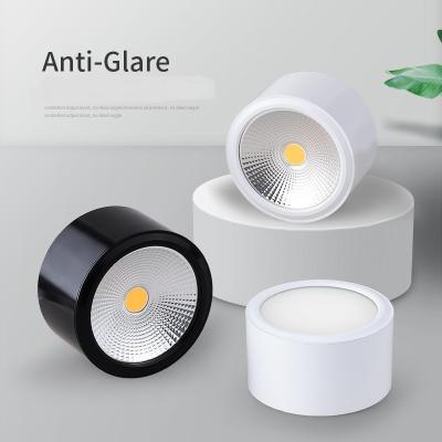 China AC85-265V Input 9W 2700K-6500K Optional Surface Mounted LED Downlight for sale