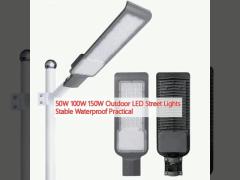 50W 100W 150W Outdoor LED Street Lights Stable Waterproof Practical