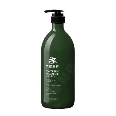 China Etiqueta privada Logo Tea Tree Hair Shampoo 33.8oz para el pelo seco y dañado en venta