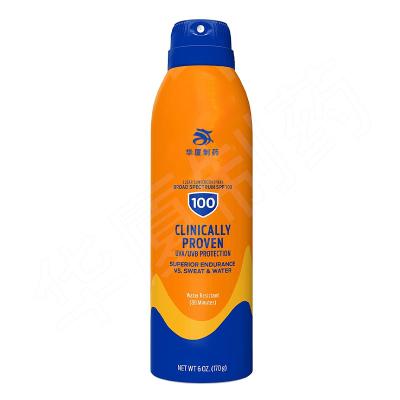 China La protección solar orgánica de la nueva fórmula rocía ultravioleta anti del SPF 100 Sweatproof en venta