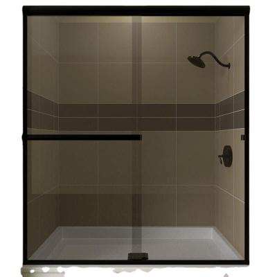 China Shower Door Canada and American Market Chrome Brushed Nickel Aluminum Shower Door for sale