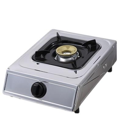 China Hotel Stainless Steel Material Single Burner Gas Stove for sale