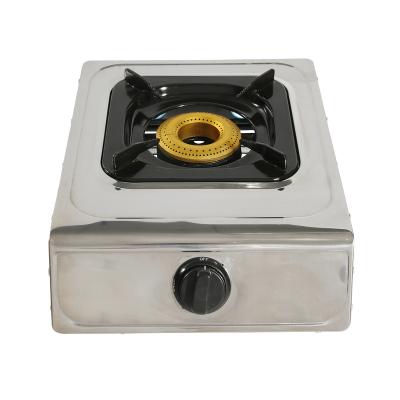 China Simple Household Stainless Steel Gas Stove Burner Promotion Manufacturer Desktop for sale