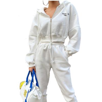 China Wholesale anti pilling running workout set anti pilling female women tracksuit zipper pants and sports teams tracker hoodies for sale