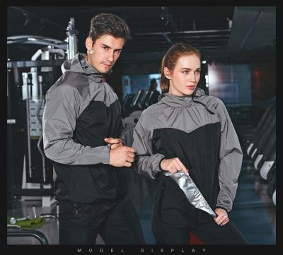 China Wholesale Custom Viable and Anti-tear Viable Logo Men Weight Loss Gym Workout Sauna Sweat Suit Sweat Suit for sale