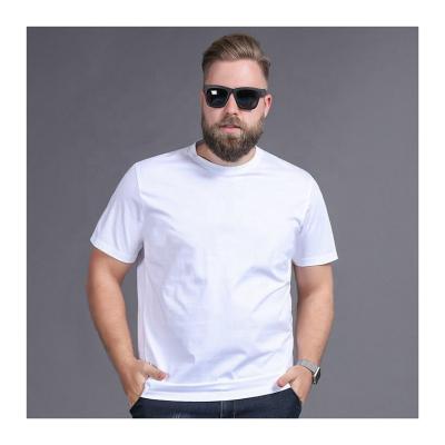 China OEM & ODM T-shirt Anti-Wrinkle Anti-Wrinkle Large Oversized Breathable Plus Size T-shirt Men's Custom Cotton Large Oversized T-Shirt for sale