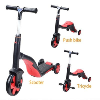 China 2021 New Fashion Kids Height Adjustable Handlebar 3 In 1 Scooter For Baby Seat Scooter for sale