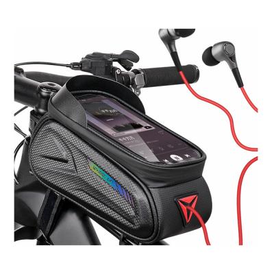 China China Supplier Unisex Bicycle Screen Mount Waterproof Bike Phone Front Frame Bag for sale