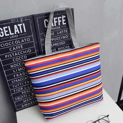 China Recyclable Funny Handbags Tote New Foldable Eco Tote Bag Reusable Ladies Shopping Large Capacity Canvas Casual Female Shoulder Fashion for sale