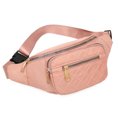 China 2022 Water Proof Custom Logo Print Waterproof Waist Bag Fanny Pack Cross Body Hiking Fanny Pack Bag for sale