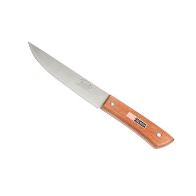 China ZC02 6 Inch Handle Disposable Kitchen Chef Knife Wooden Full Tank Blade Promotional Gifts for sale