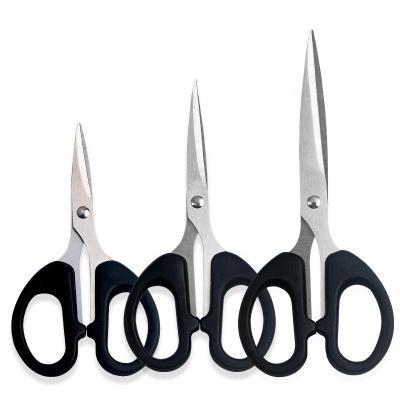 China Stocked Hot Selling Cheap Scissors Good Price Stainless Steel Blade Office School Stationery Paper-Cutting Student Child Scissors for sale