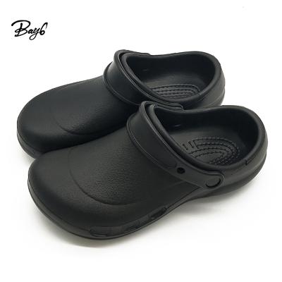 China Wholesale Light Weight Water Proof Non Slip Hotel Kitchen Rubber Shoes For Men for sale