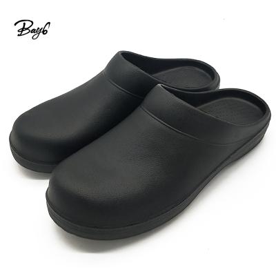 China Lightweight Custom Anti-Slip Detachable Heel Strap Profession Kitchen Shoes Mens Womens for sale