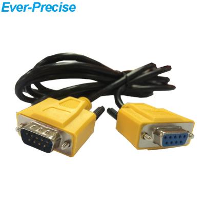 China COMPUTER serial extension cable 3 meters D-sub 9 pin male D-sub 9 pin male for sale