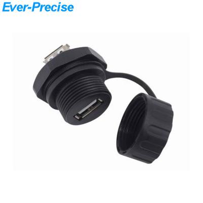 China Power M25 USB2.0 AF to 2AM AM Connector Waterproof USB to USB AF Waterproof Connector for sale