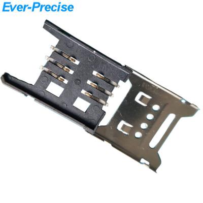 China 6P Socket Connector PCB SD Card 6P SD Card for sale