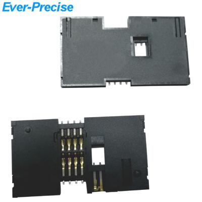 China Water Meter Smart Card Connector 8 Pin IC Smart Card Reader Connector 2.54 Pitch SMT for sale