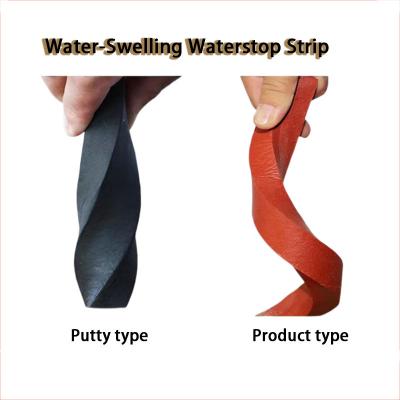 China Product Type Water-Swelling Rubber Waterstop Strip for sale