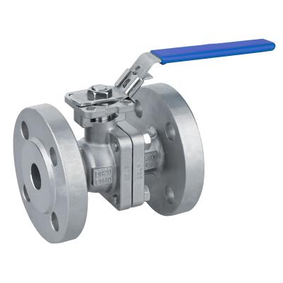 China 2pc General 4 6 Inch Fixed Flange Manual Ball Valve for sale