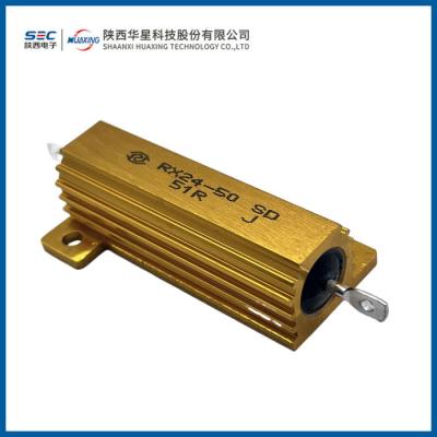 China RX24 Type Heat Sink Mounted Power Wire Wound Fixed Resistor for sale