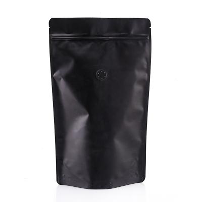 China Food Customized Printed 250g Specialty Aluminum Foil Zipper Top Stand Up Coffee Bag With Waltz for sale