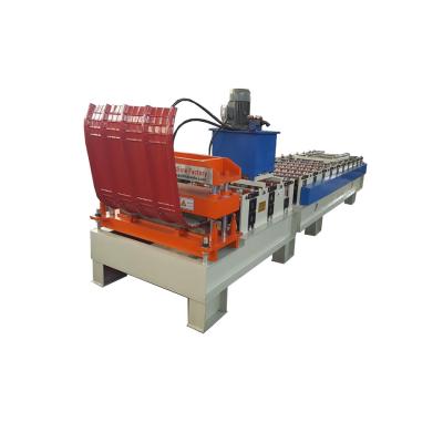 China Building Material Stores Metal Roof Roll Forming Machine With Curving Machine for sale