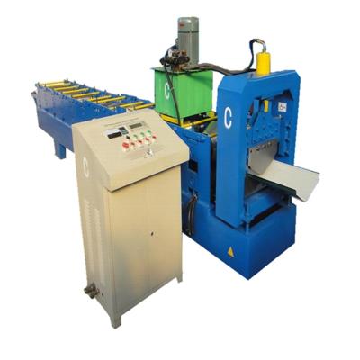 China Building Material Stores Top Roof Ridge Cap Roll Forming Machine Roof Ridge Cap Roll Forming Machine With PLC Control for sale