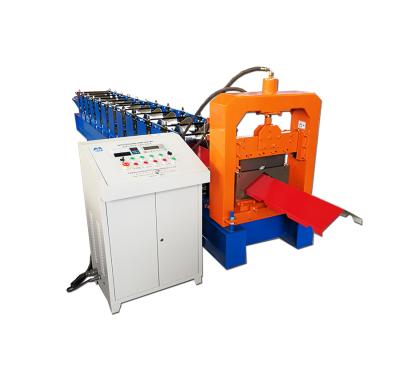 China Building Material Shops Metal Roof Ridge Cap Roll Forming Machine Ridge Tile Machine for sale