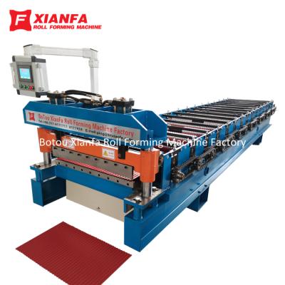 China Building Material Stores Roofing Corrugated Sheet Roll Forming Machine Steel Corrugated Sheet Roll Forming Machine for sale