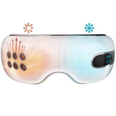 China 2022 New Style ABS+Electroplate Eye Care Massager Air Pressure Eye Massager With Cooling And Heat Cooling And Heat for sale