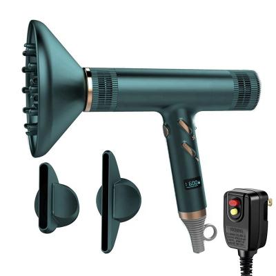 China Amazon Best Selling 1600W Ionic Blow Hair Dryer with Diffuser Handle Travel Hair Care Hair Dryer for sale