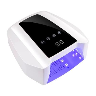 China Professional Nail Art Tools 72W Rechargeable Nail UV Lamp Cordless LED Nail Dryer LED Gel Nail Dryer For Gel Polish With Auto Sensor for sale