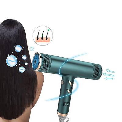 China Hot Sale Ionic Hair Dryer 1600w Professional Leafless Negative Ion Hair Dryer Blow Dryer For Home Salon for sale